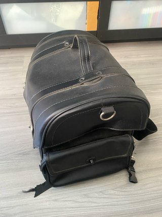 Cofre de cuero para moto Saddlemen