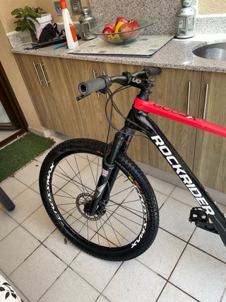 Bicicleta Rockrider XC900 Roja y Negra Talla L