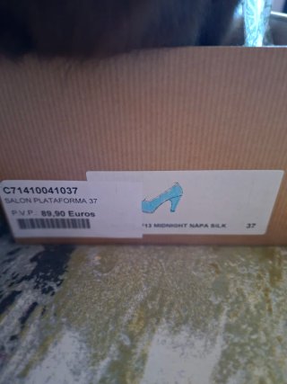 Zapatos de tacón Unisa piel azul