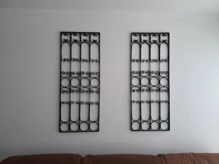 Rejas de forja antiguas hechas a mano