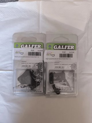 2 Pares Pastillas Freno Galfer Shimano