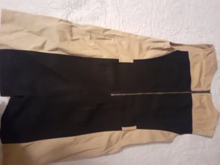 Vestido camisero DKNY Beige Negro Talla L