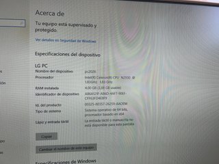 Todo En Uno LG 22v24 4GB RAM