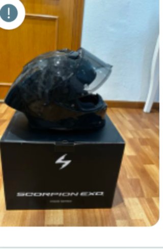 Casco Scorpion Exo Moto + intrrcom