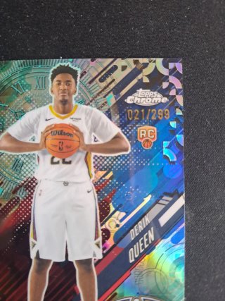 Carta Derik Queen Topps Chrome RC /299