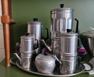 Set 6 Caffettiere Vintage Anni 60/70