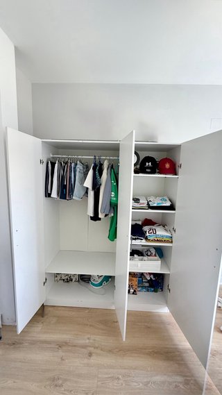 Armario 3 puertas blanco