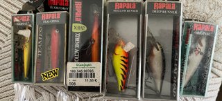 Lotes de Señuelos Rapala Originales y X-Rap