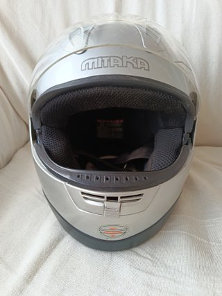 Casco Integral Mitaka Talla M Plata