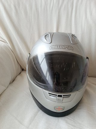 Casco Integral Mitaka Talla M Plata