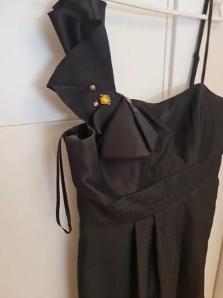 Vestido Manoukian Negro Talla L