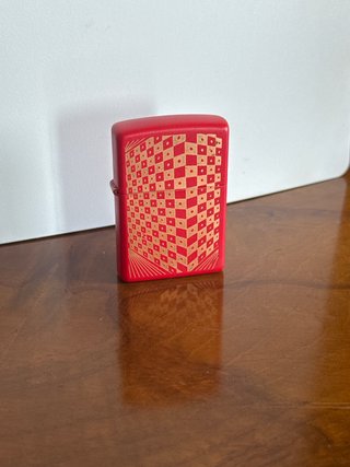Zippo Rojo Diseño Cuadros