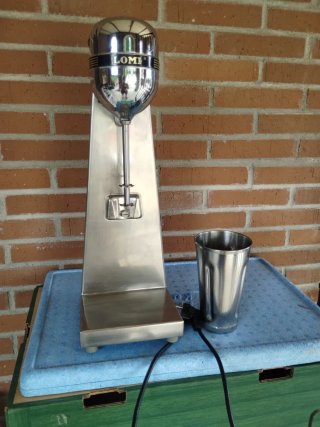 Batidora Lomi Pro. acero Inox con vaso original