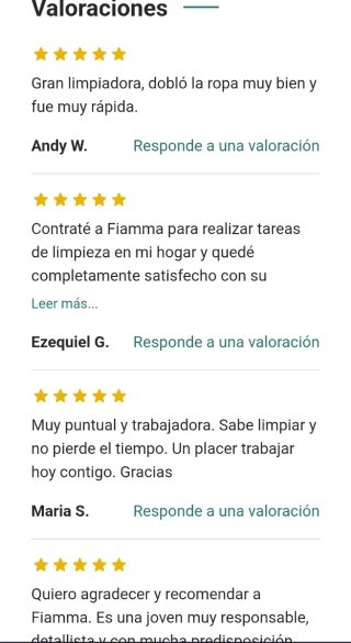 Limpiezas de casas planchados