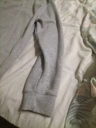 Chaqueta con cremallera gris sin usar