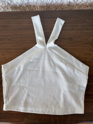 Top Shein Negro y Blanco Talla Única
