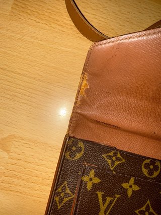Borsa Louis Vuitton monogram marrone e oro