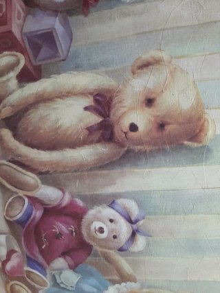 Lienzo decorativo ositos de peluche