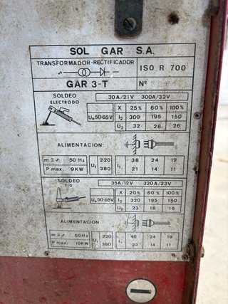 Soldadora Eléctrica 380v