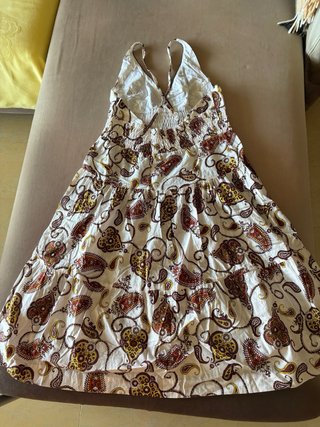 Vestido de algodón estampado Talla M