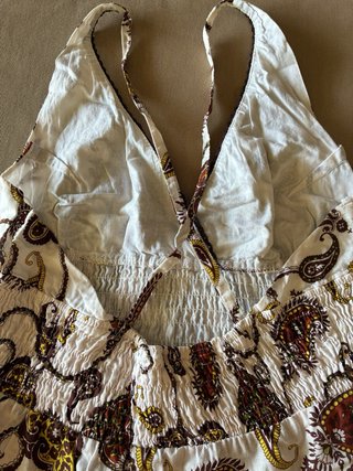 Vestido de algodón estampado Talla M