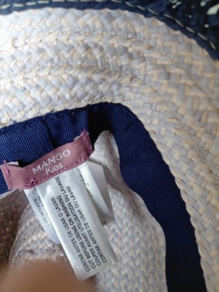 Sombrero de paja Mango niña