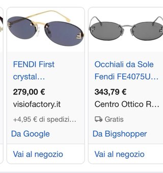 Occhiali da sole Fendi