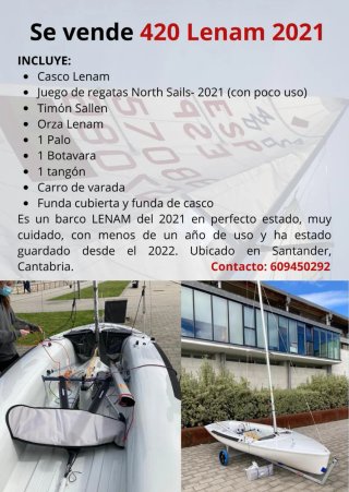 420 Lenam 2021 - Velero de regatas