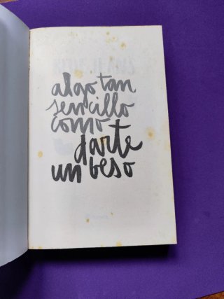 Algo tan sencillo como darte un beso