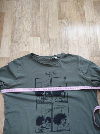 Camiseta Cortefiel Mafalda Talla XL