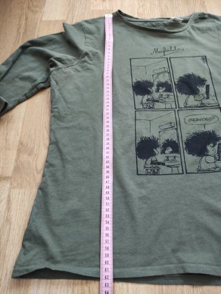 Camiseta Cortefiel Mafalda Talla XL