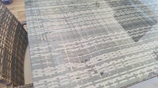 Conjunto mesa y 4 sillas jardín cristal y mimbre