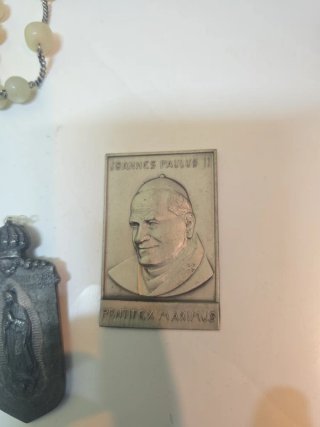 Lote de artículos religiosos antiguos