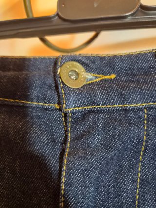 Gonna Fornarina jeans con balze a quadri