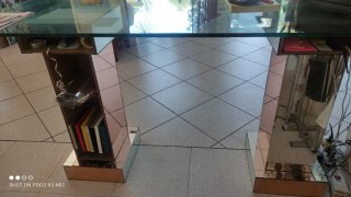 Mostrador de cristal