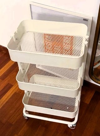 Carrito Organizador 3 Niveles Beige