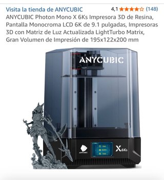 Anycubic Photon Mono X 6Ks Impresora 3D
