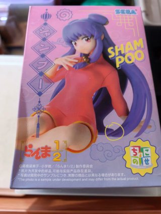 figuras Ranma y shampoo chokonose premium