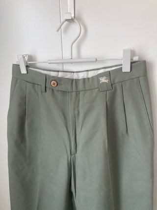 Pantalón Burberry Verde Vintage