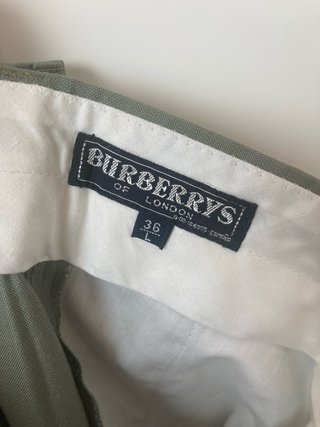Pantalón Burberry Verde Vintage