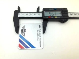 Emblema Placa MINI LIMIT EDITION 6 x 5.5cm