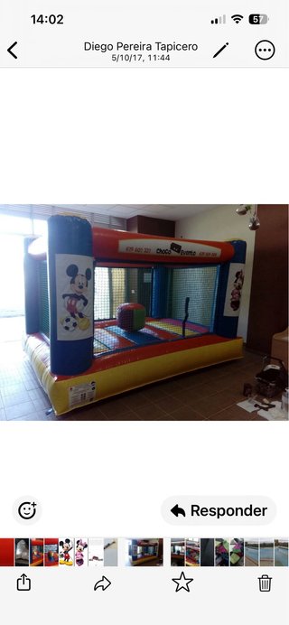 Castillo inflable para fiestas