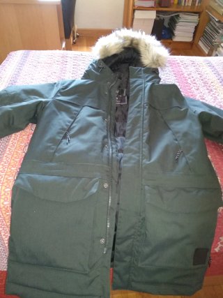 Abrigo Springfield Talla XS Verde. Nuevo