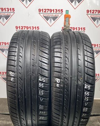 -205 55 15 V DUNLOP RUEDA AL 90% VIDA UTIL