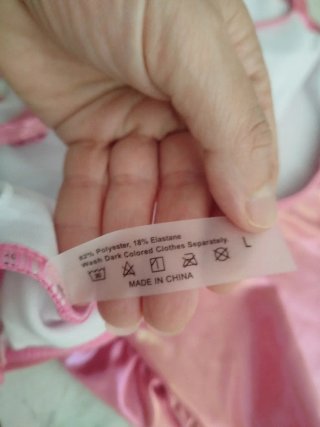 Bañador premamá brillante rosa