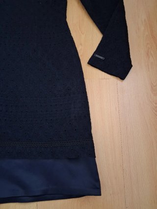 Vestido Pedro del Hierro negro azulado