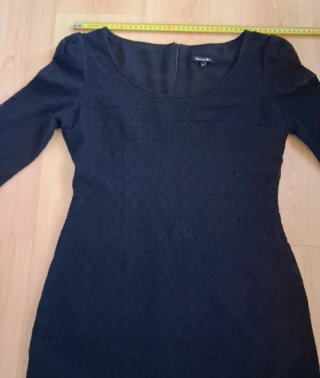 Vestido Pedro del Hierro negro azulado