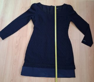 Vestido Pedro del Hierro negro azulado