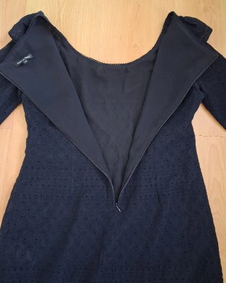 Vestido Pedro del Hierro negro azulado