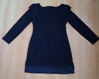 Vestido Pedro del Hierro negro azulado